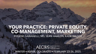 Your Practice: Private Equity, Co-Management, Marketing